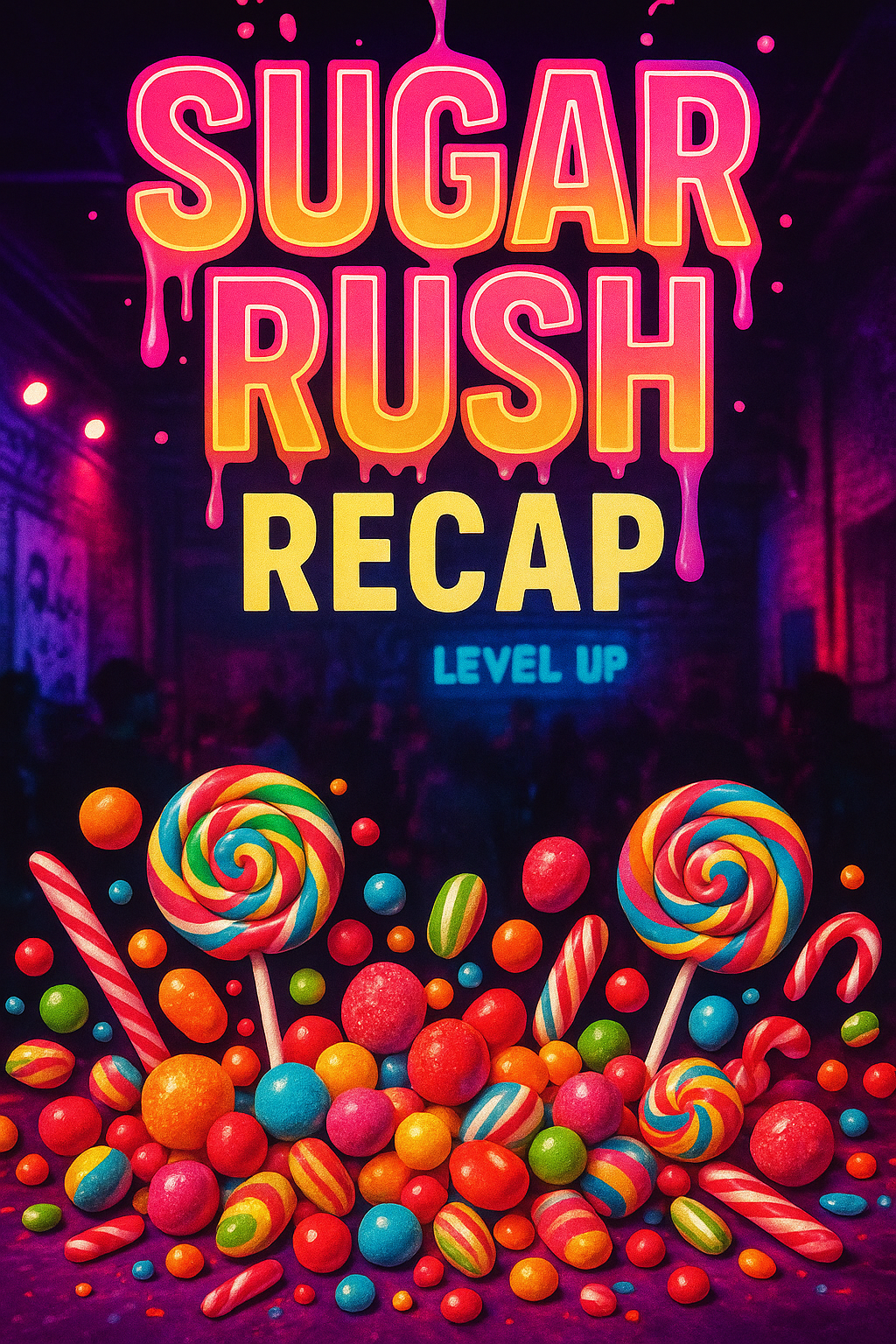 SUGAR RUSH RECAP: A SWEET NIGHT AT LEVEL UP 🍭🔥