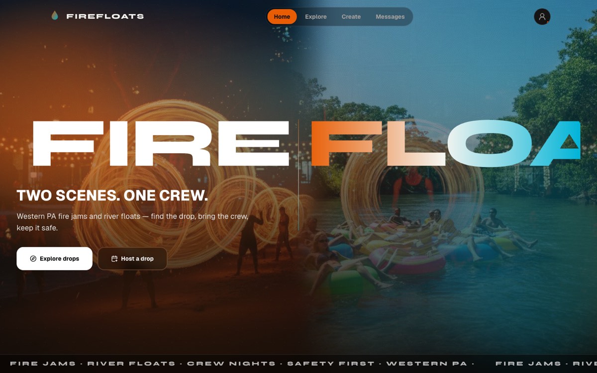 FireFloats homepage