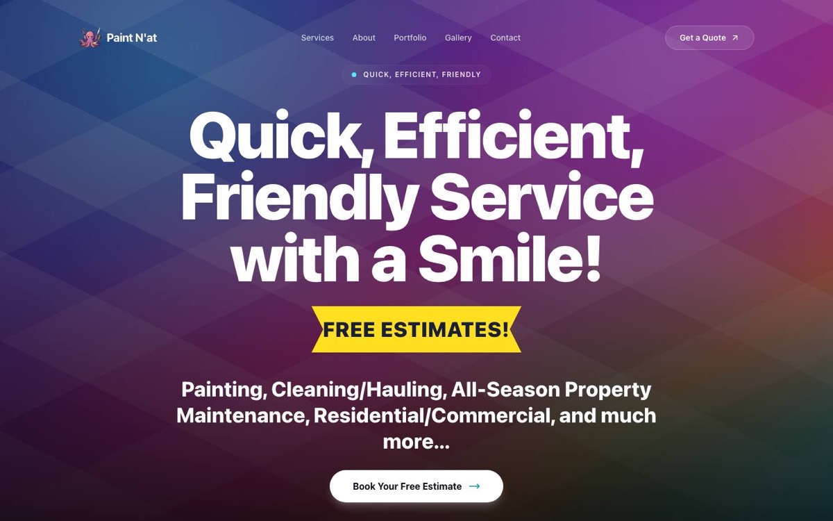 Paint and That homepage